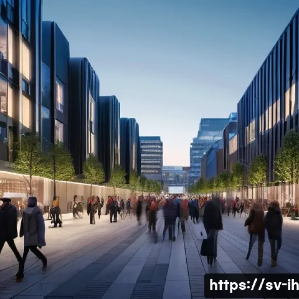실시간 비디오 스트리밍에서의 이미지 분석 - **Prompt 1: Smart City Safety & Flow**
"A wide, dynamic shot of a modern, well-lit city square a...
