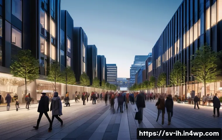 실시간 비디오 스트리밍에서의 이미지 분석 - **Prompt 1: Smart City Safety & Flow**
"A wide, dynamic shot of a modern, well-lit city square a...