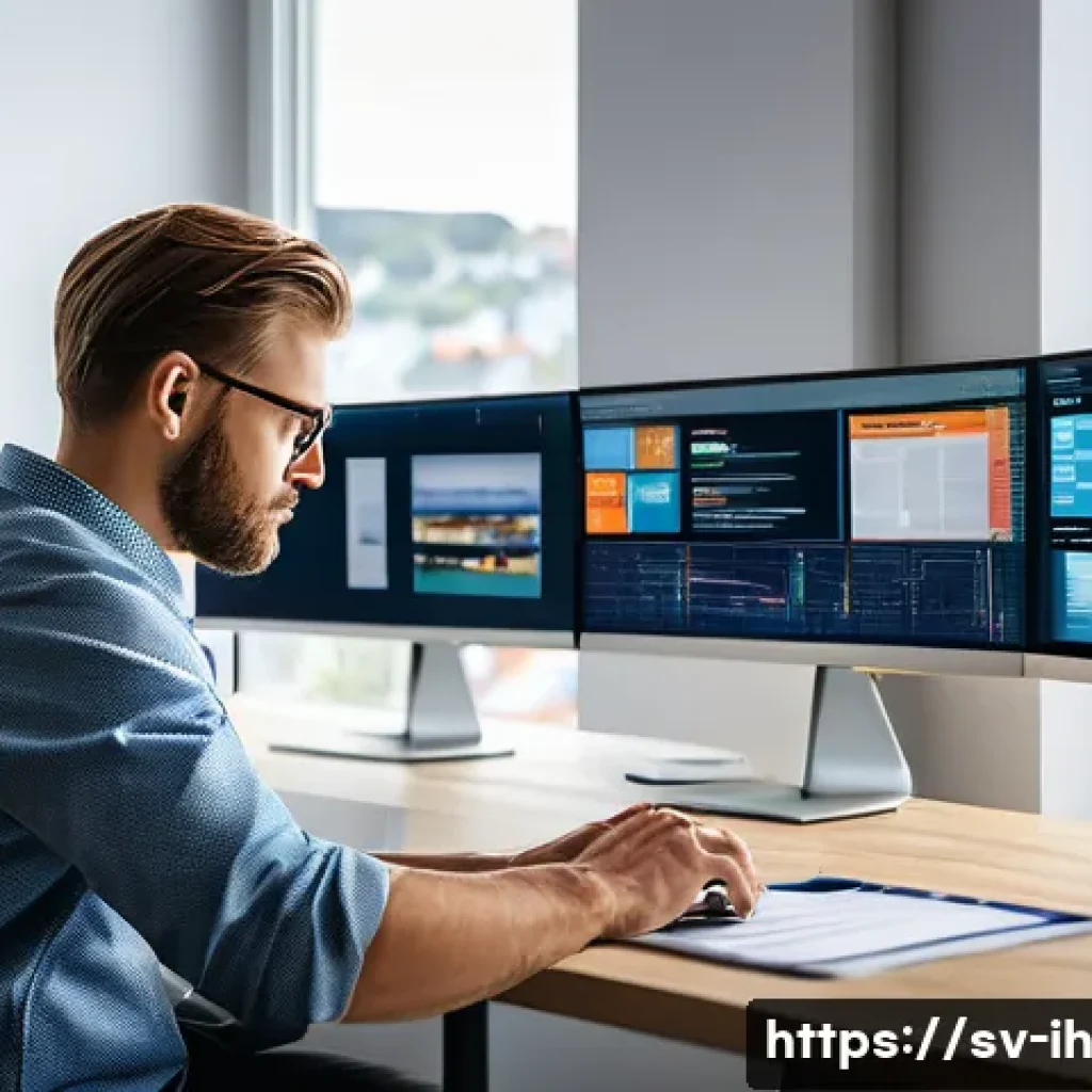 컴퓨터 비전 프로젝트에서의 실수 피하기 - A professional data scientist in a modern Scandinavian office environment, carefully organizing a di...