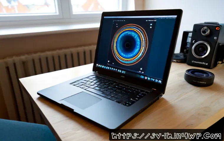 Home 17 OpenCV를 활용한 이미지 처리 프로젝트 구현하기 - Photorealistic modern home office in Sweden, a focused software developer using a laptop beside a hi...